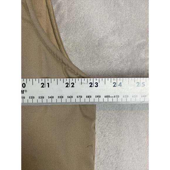 Current Seen Vintage Canvas Puffer Cargo Vest, Large - Picture 7 of 9